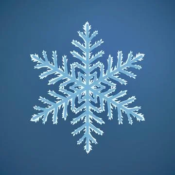 Snowflake Art Illustration EPS Vector Stock Illustration