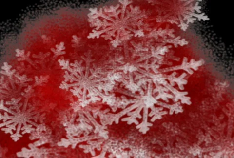 Snowflake backdrop Video stock 580292