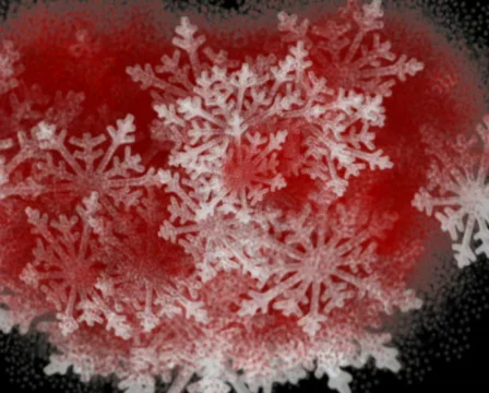 Snowflake backdrop 库存影片 580537