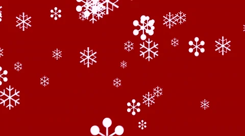 Snowflake Background #2 Stock Footage 43671442