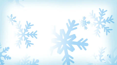 Snowflake Background Animation Stock Footage 23473894