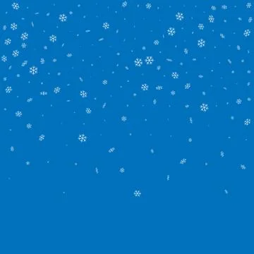 Snowflake background blue Stock Illustration