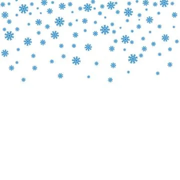 Snowflake background blue Stock Illustration