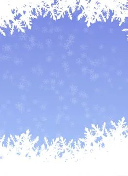 Snowflake background in cover paper design, vector Stock Illustration