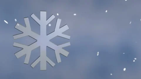 Snowflake background Stock Footage 8835441