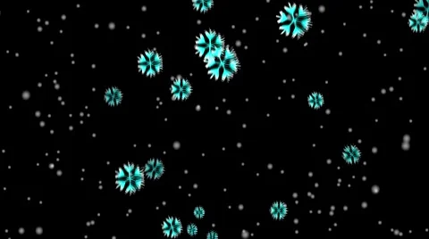 Snowflake Background Stock Footage 43471102