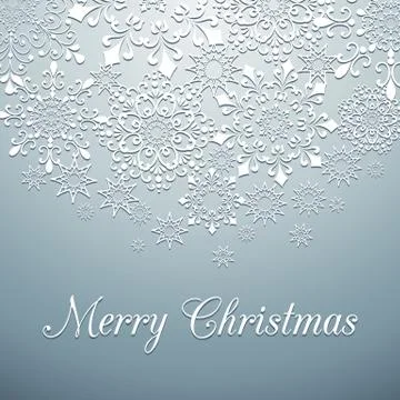 Snowflake Background Stock Illustration