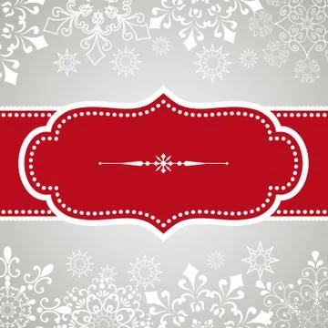 Snowflake Background Stock Illustration