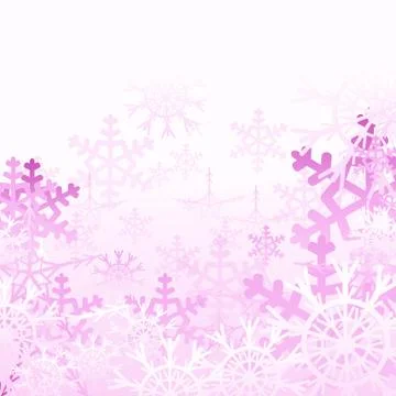 Snowflake background Stock Illustration