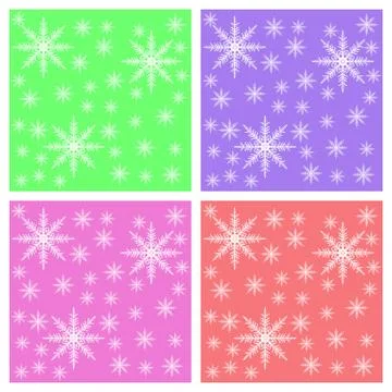 Snowflake background for postcards Stock Illustration