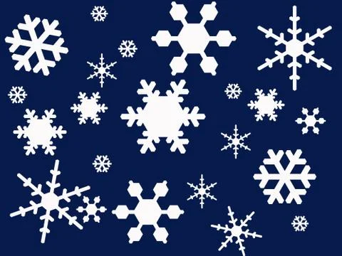 Snowflake Background,  textures Illustrazione stock