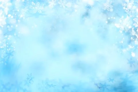 Snowflake Background, Winter Snow Flake Abstract Backgrounds Decoration Stock Photos