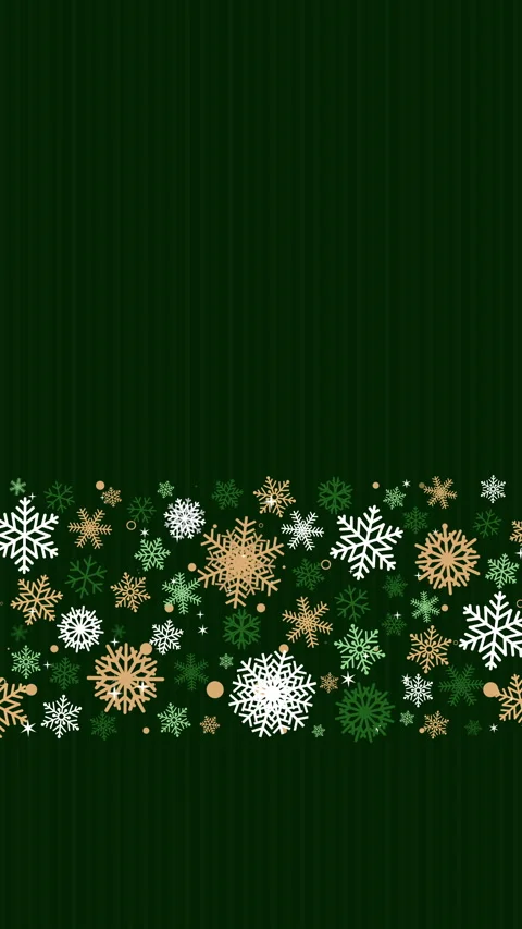 Snowflake band on dark green base. Stock Footage 323199332
