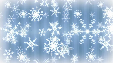 Snowflake blue animated background loop Stock-Footage 91019449