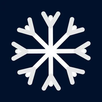 Snowflake on blue background Stock Illustration