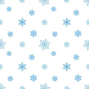 Snowflake blue white background Stock Illustration