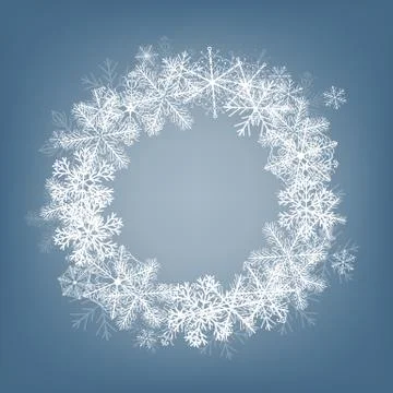 Snowflake card Stock Illustration