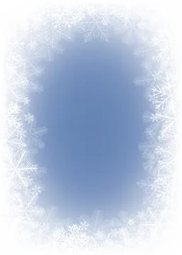 Snowflake card Stock Illustration