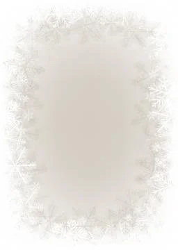 Snowflake card Stock Illustration