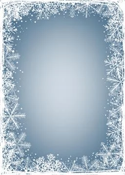 Snowflake card Stock Illustration
