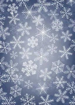 Snowflake card Stock Illustration