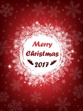 Snowflake card Stock Illustration