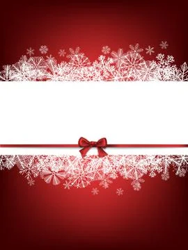 Snowflake card Illustrazione stock