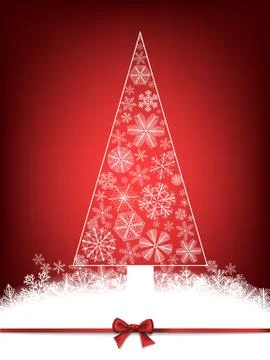 Snowflake card Stock Illustration