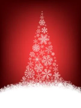 Snowflake card Stock Illustration