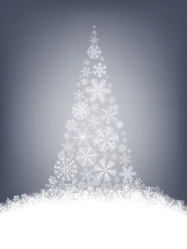 Snowflake card Stock Illustration