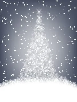 Snowflake card Stock Illustration