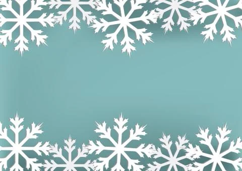Snowflake card Stock Illustration