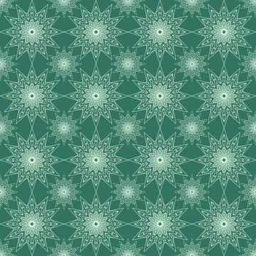 Snowflake, christmas decoration seamless pattern, cute pattern Stock Illustration