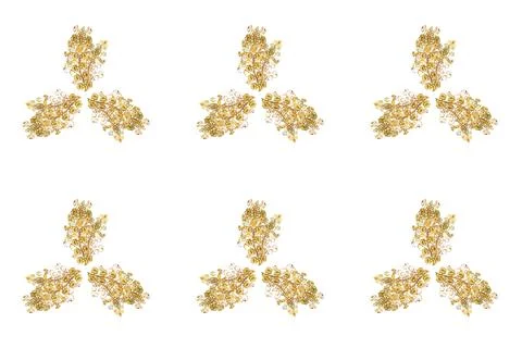Snowflake colorful pattern. Snowflakes pattern. Flat design with abstract snowfl Illustrazione stock