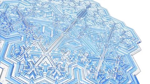 Snowflake crystal イラスト素材