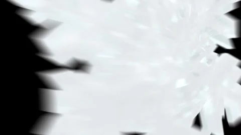 Snowflake element coming through transition effect background Stock Footage 322911386