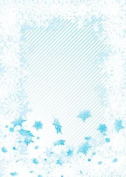 Snowflake fall copyspace subtle christmas image with snowflakes and room t... Stock Photos