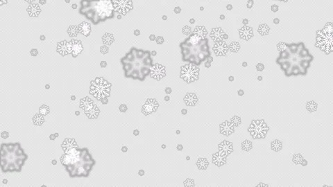 Snowflake Falling Alpha Channel Background Stock Footage 232809830