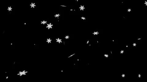 Snowflake falling background. High-resolution winter snowfall background. Stock Illustration