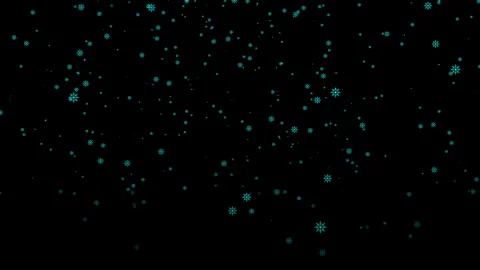 Snowflake falling christmas xmas winter background 4K animation 2024 New year Stock Footage 256127828