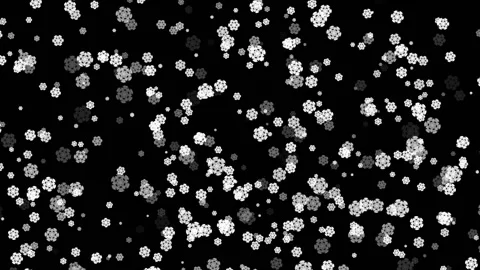 Snowflake falling 動画素材 99988927