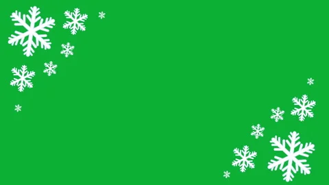 Snowflake frame Stock Footage 260105919