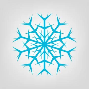 Snowflake frosty vector Icon. Stockillustratie