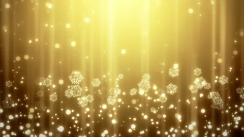 Snowflake Glow Particle Stock Footage 224280846