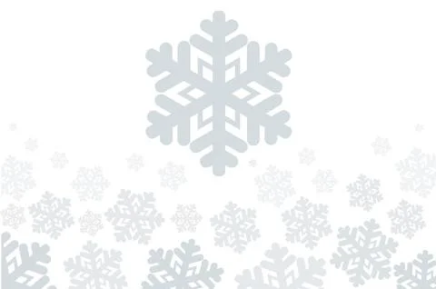 Snowflake graphic design, vector Stock Illustration