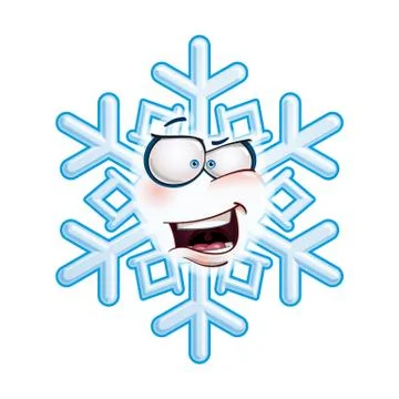 Snowflake head - aha Stock Illustration