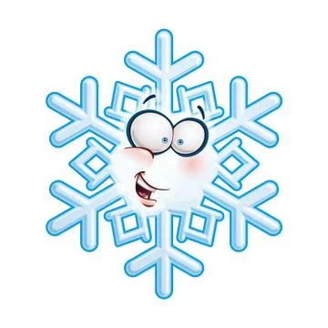 Snowflake head - hi Stock Illustration