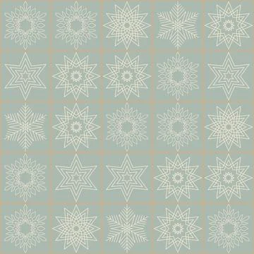 Snowflake ice seamless pattern. Vector illustration christmas decoration sn.. 스톡 일러스트