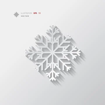 Snowflake icon. Application button vector. Stock Illustration