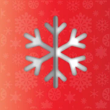Snowflake icon clipart Stock Illustration